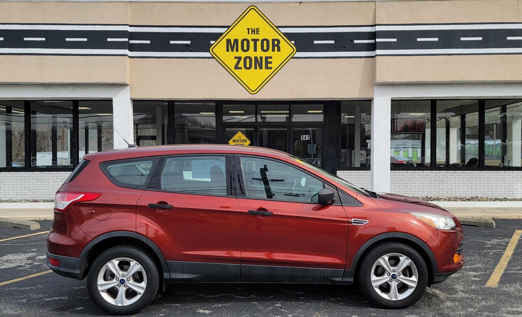 2014 Ruby Red /Black Ford Escape S (1FMCU0F72EU) with an 4-Cyl, 2.5 Liter engine, Automatic transmission, located at 341 N White Horse Pike, Lawnside, NJ, 08045, (856) 262-9500, 39.855621, -75.027451 - Photo#2